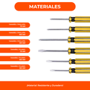 Juego Set 6 Destornilladores Con Soporte