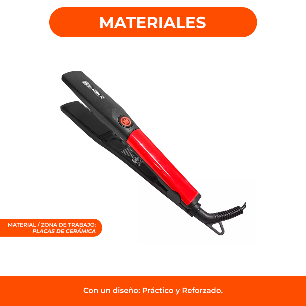 Plancha De Pelo Planchita Para Pelo Cabello 30w Suzika Pl048