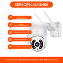 Camara Domo Exterior Seguridad Ip Hd Wifi Vision Nocturna