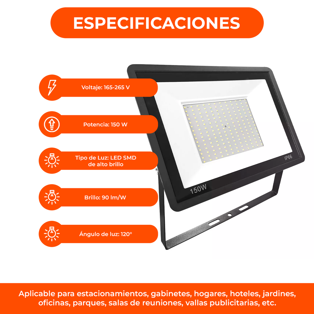 Reflector Led Disperso 150W