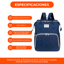 Mochila Con Cuna Y Bolsillos Para Bebé