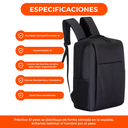 Mochila Urbana División Porta Notebook 15,6 Y Usb.