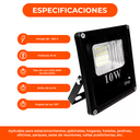 Reflector Led 10w Luz Calida 220v IP65 Exterior