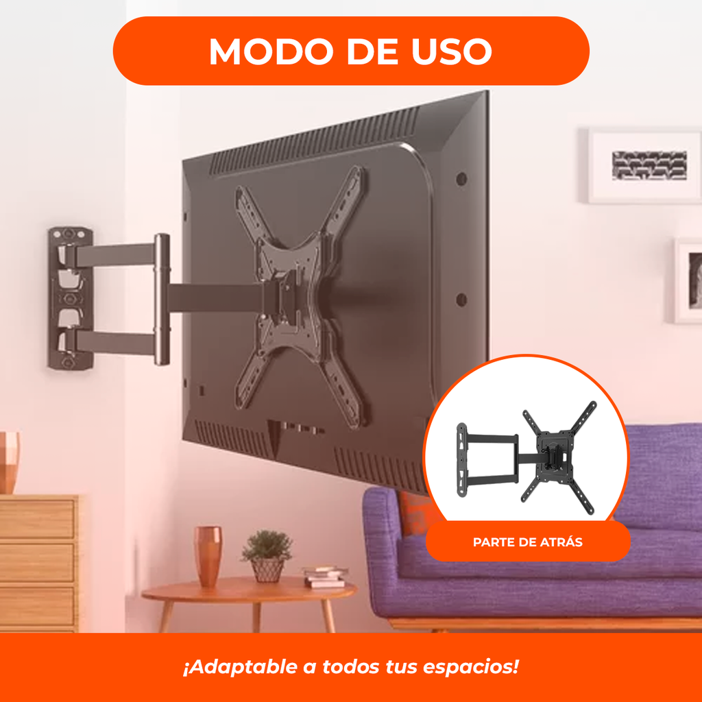 Soporte 14-55 de pared para TV/Monitor de 14" a 55"