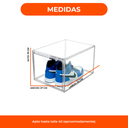 Organizador De Zapatos Cajas Hasta Talle 40 Transparente