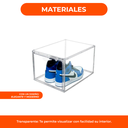 Organizador De Zapatos Cajas Hasta Talle 40 Transparente