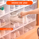 Organizador De Zapatos Cajas Hasta Talle 40 Transparente