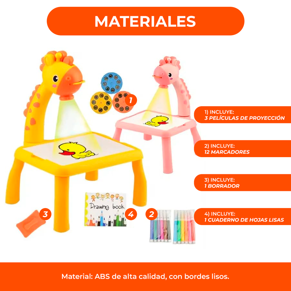 Proyector Mesa Didactica Dibujo Musical Para Niños