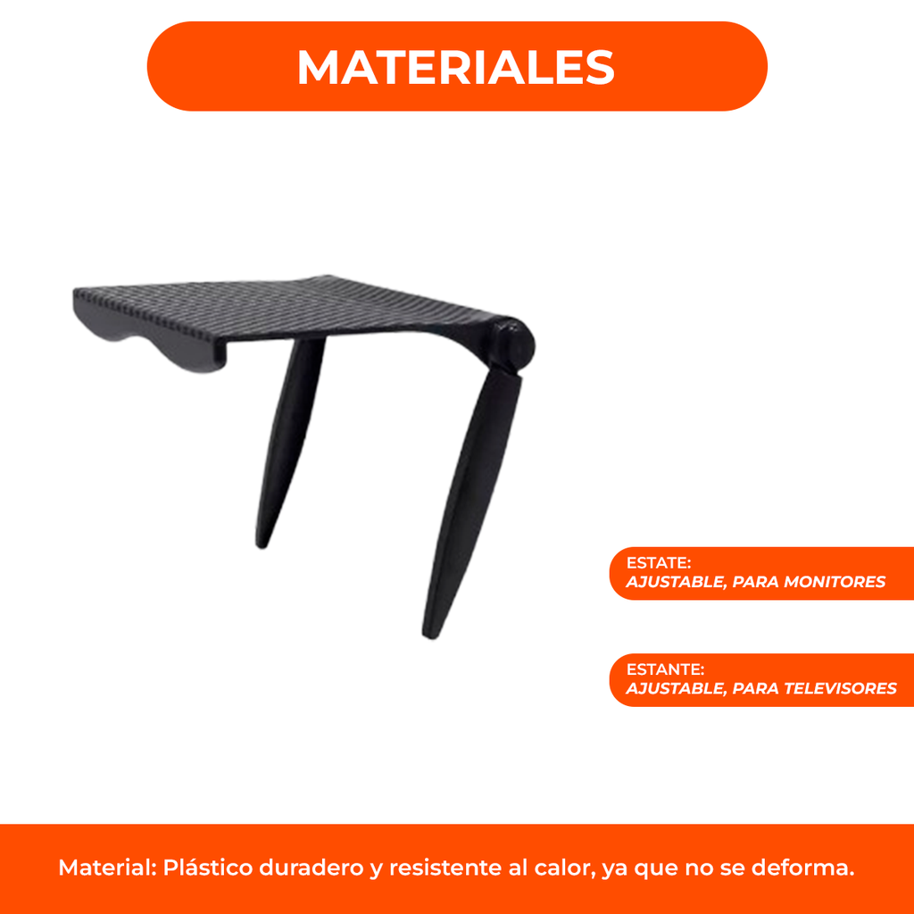 Estante Ajustable Tv Deco Superior Multifunción