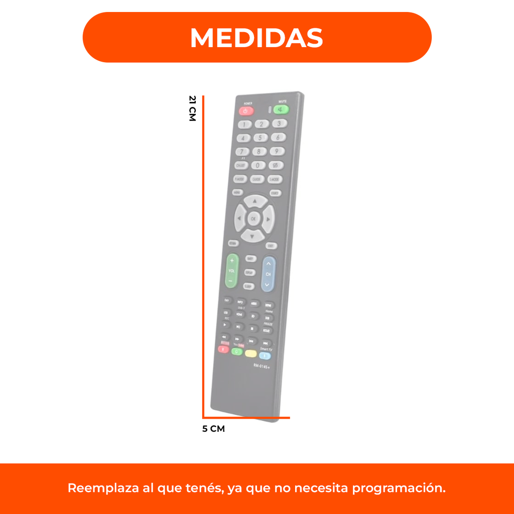 Control Remoto Universal Smart Tv Led Lcd Netflix Youtube