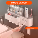 Dispenser Pasta Dental Porta Cepillos -organizador De Baño 