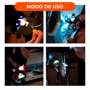 Guantes Luz Led Linterna Camping Pesca Trabajo Electricista