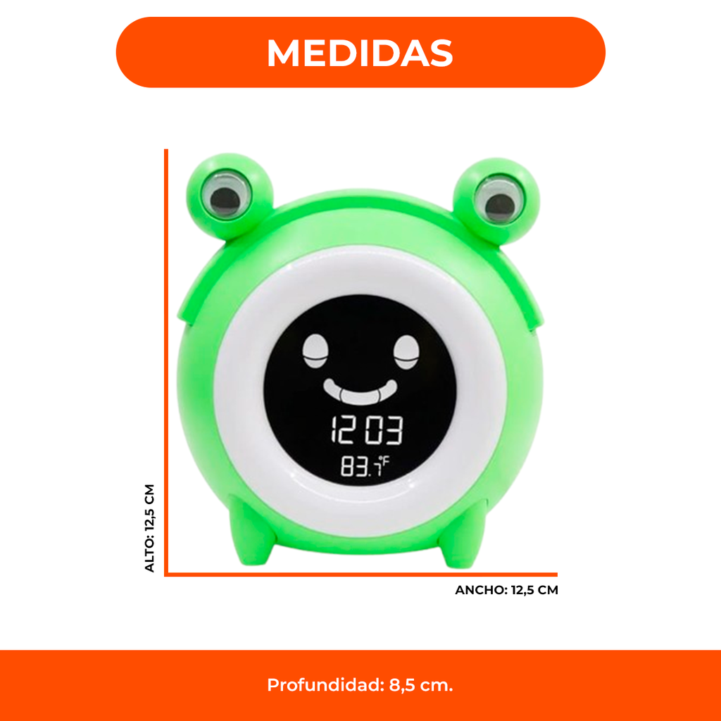 Despertador Con Diseño De Mascota 6 Tonos De Alarma