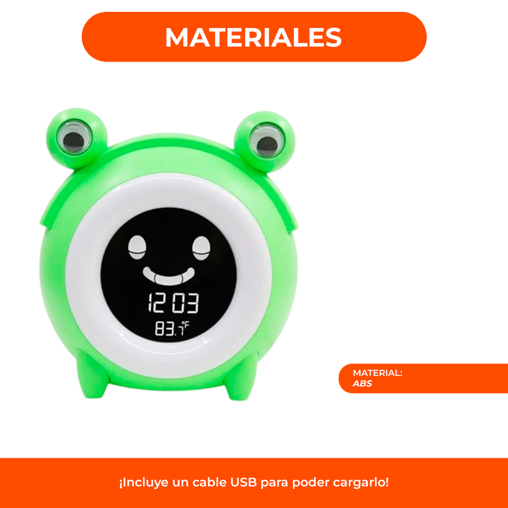 Despertador Con Diseño De Mascota 6 Tonos De Alarma