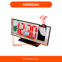 Reloj Digital Alarma Despertador Proyector Luz Led Holograma