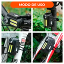 Linterna Luz Led Bicicleta Recargable Inalambrica Usb