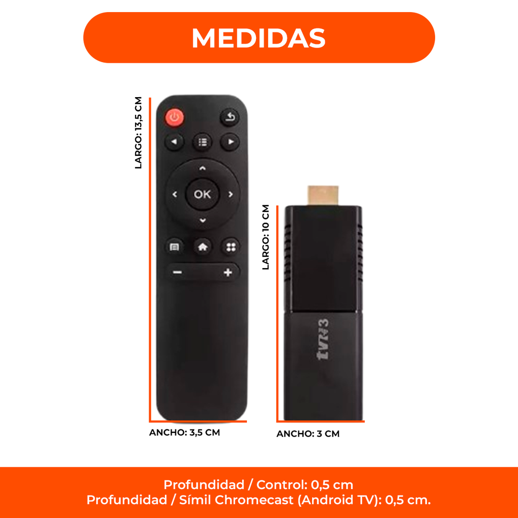 Android Tv Stick Control De Voz 16gb Con 2gb De Ram Ver 2024