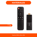 Android Tv Stick Control De Voz 16gb Con 2gb De Ram Ver 2024