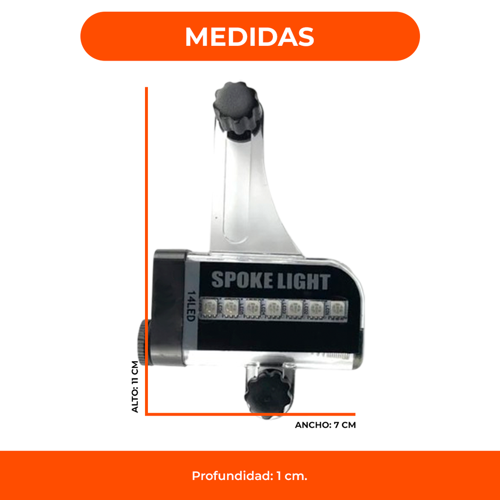 Luces Led Para Ruedas De Bicicleta Recargable Usb