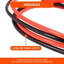 Cable Puente 1000 Amper Cargador Bateria Auxilio Auto Cuatri