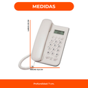 Telefono De Linea Identificador Numeros Grandes Lcd