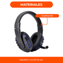 Auriculares Gamer K8007 Vincha Cable