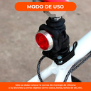 Luz Para Bicicleta Seguridad Luz Led Blanca Roja