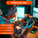 Auriculares Gamer K8007 Vincha Cable