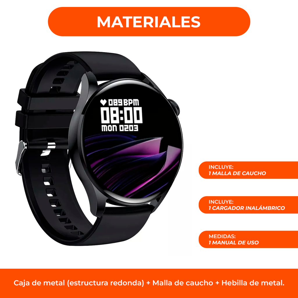 Smartband Smartwatch Zl02 Con Correa De Silicona