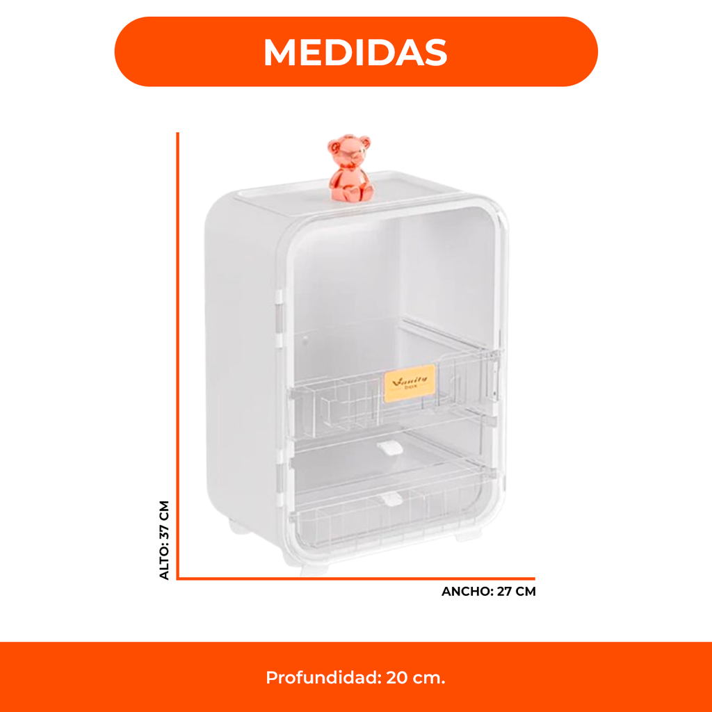 Organizador de Brochas y Maquillaje