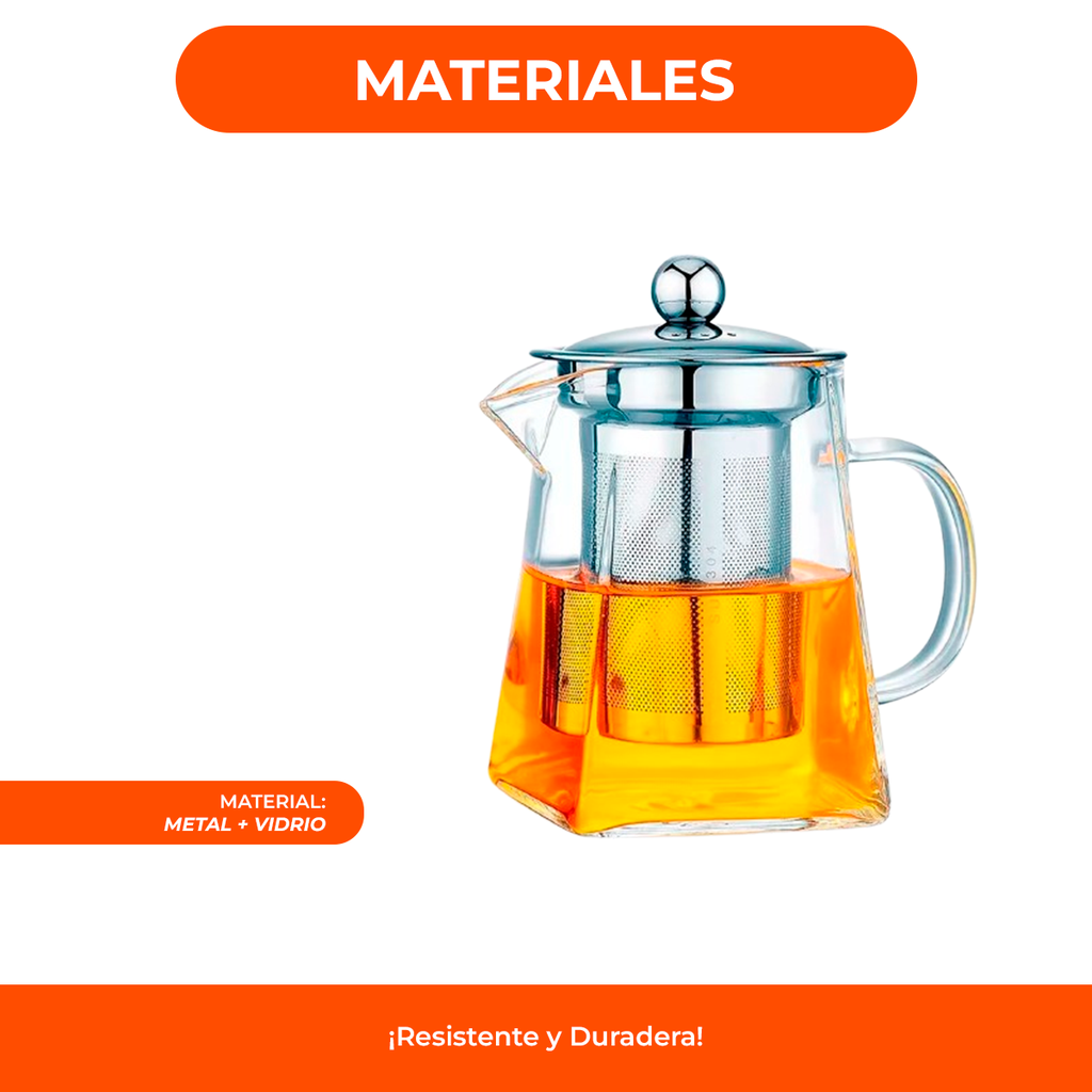 Tetera de Vidrio 750ml