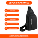 Bolso Ajustable Mochila bandolera