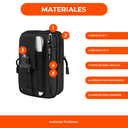 Bolso de sinturón con porta linterna