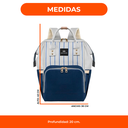 Mochila Urbana Maternal Impermeable Bolsillos Manija