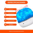 Lampara Velador Proyector 360º Parlante Musical Usb Luces