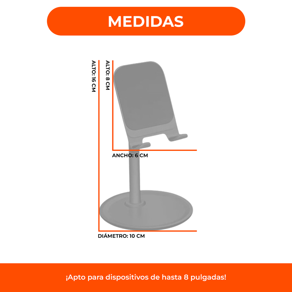 Soporte Apoya Celular Escritorio Mesa Universal Regulable