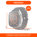 Smartwatch Genérica T500 1.54" caja negra, malla negra