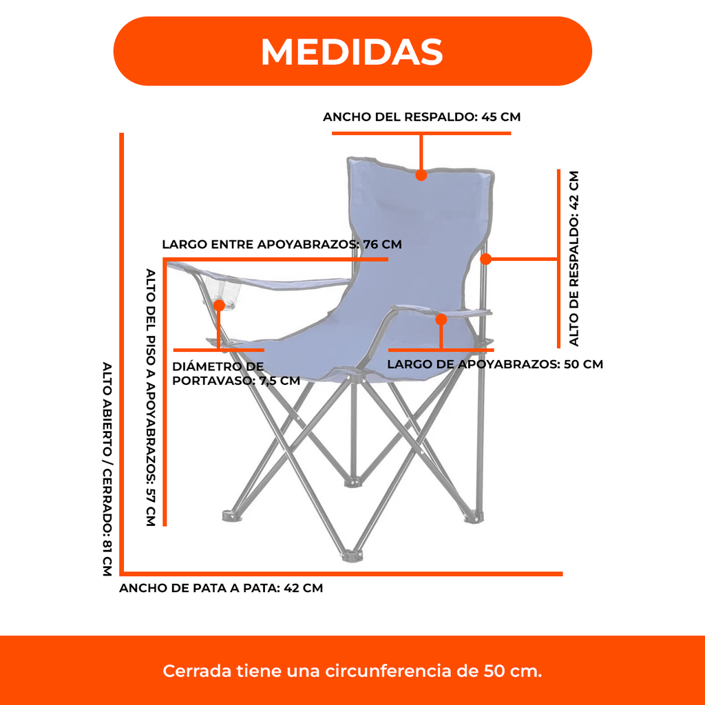 Silla Plegable Camping