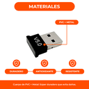 Adaptador Receptor Usb Bluetooth 5.0 Dongle Pc Notebook