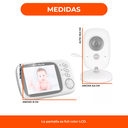 Baby Call Camara Monitor Seguridad Bebes Control De Temperat