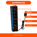 Hub Usb Multiplicador 7 Puertos Usb 2.0 Con Switch On Off