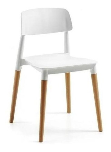 Silla Nordica Milan Madera Diseño Moderno Novara