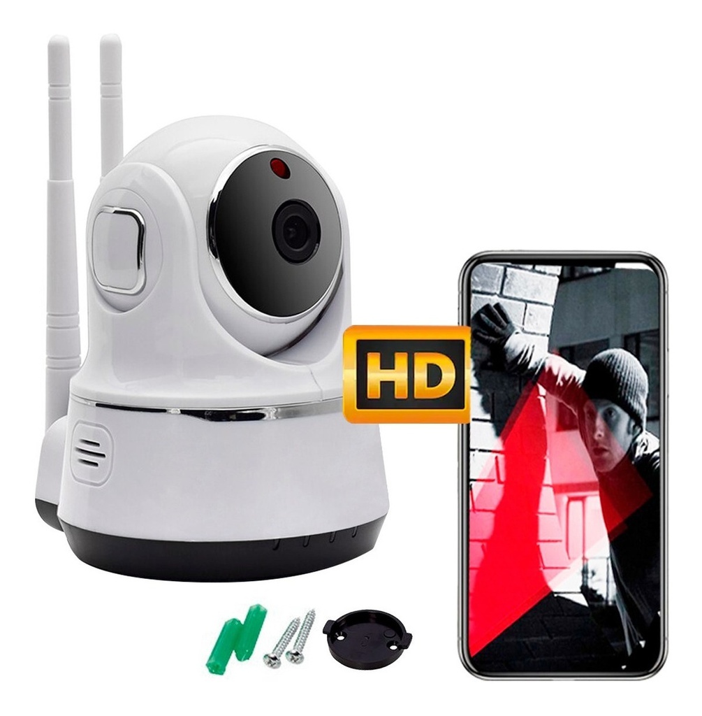 Camara de Seguridad Ip Wifi Hd con Movimiento Graba Audio