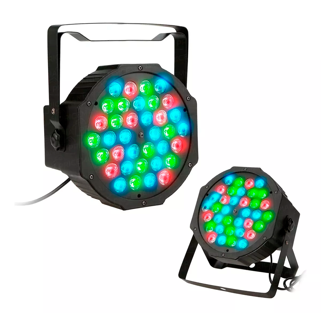 Luz Proton par 36 Luces Dj Audioritmica Dmx Iluminacion Led