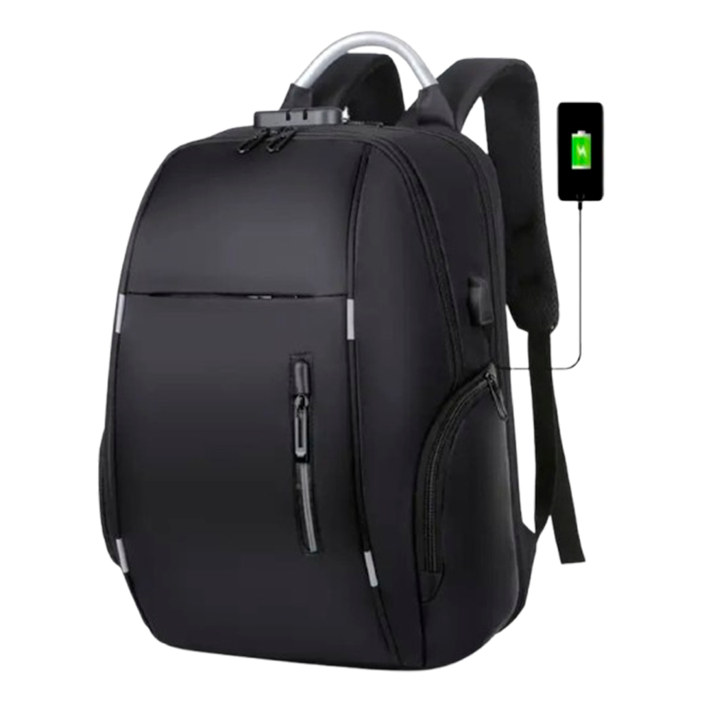 Mochila Antirrobo Urbana Impermeable Con Usb Laptop 15,6