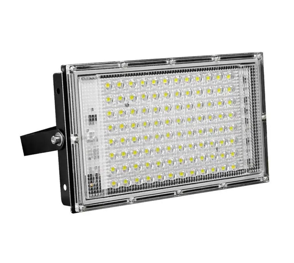 Reflector Led 100w Exterior Alta Potencia 96 Led Ip65 Frio