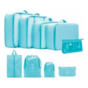 Organizador De Valija Set 9 Piezas Neceser Viaje Bolso Avion