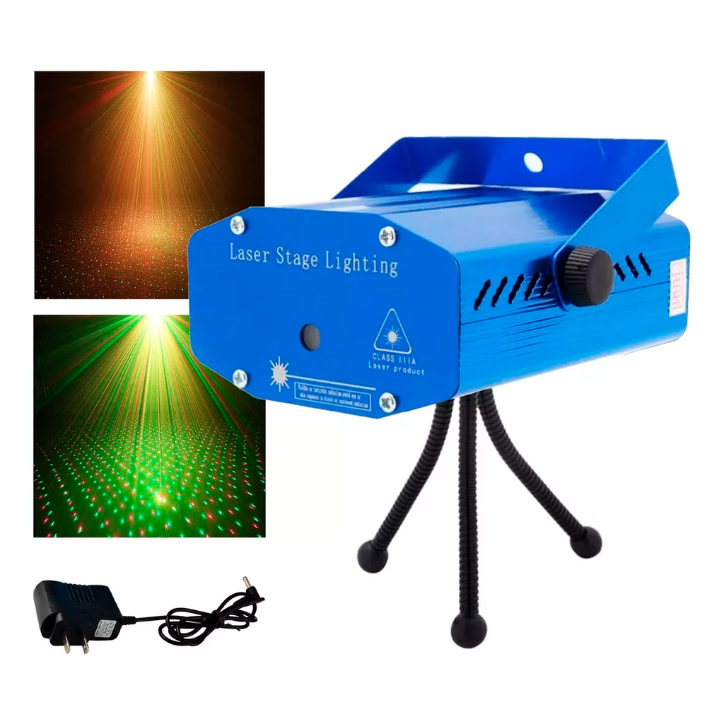 Laser Lluvia Multipunto Led Rojo Verde Audioritmico Dj