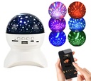 Lampara Velador Proyector Bluetooth Parlante Luces Rgb Usb