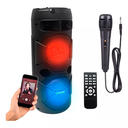 Parlante Portatil Suzika Bluetooth Inalambrico Karaoke + Mic Recargable 6.5"